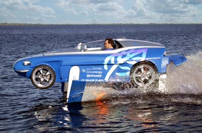 Rinspeed Splash: Concept car driving on water
