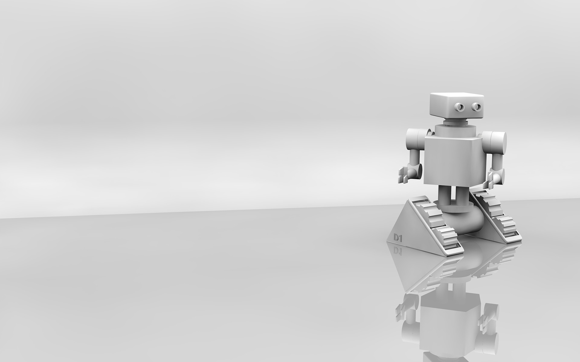Android, robot, 3d, computer graphic, grey, cyberworld