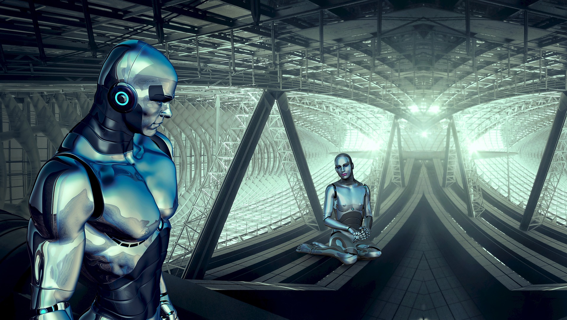Androids: Alien space robots, science fiction