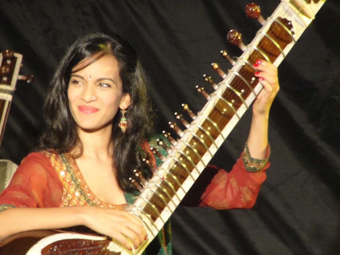 Anoushka Shankar playing Sitar