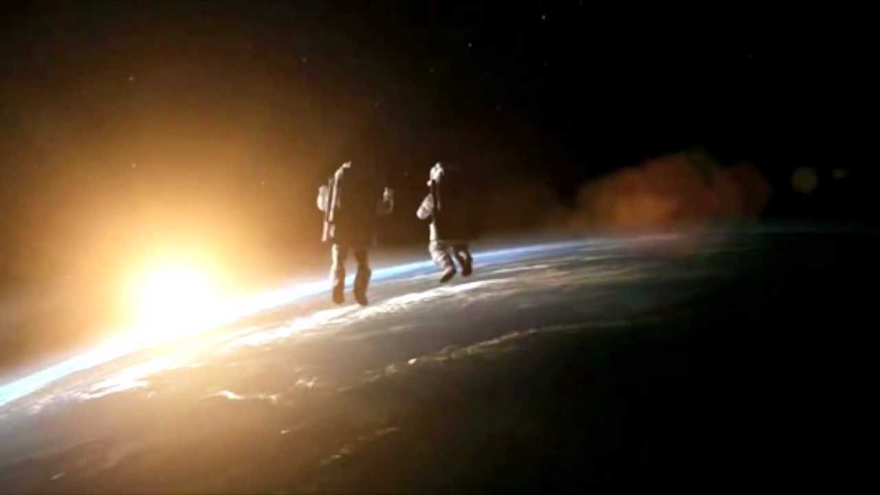 Advertisement: Discovery Channel - astronauts in space, earth