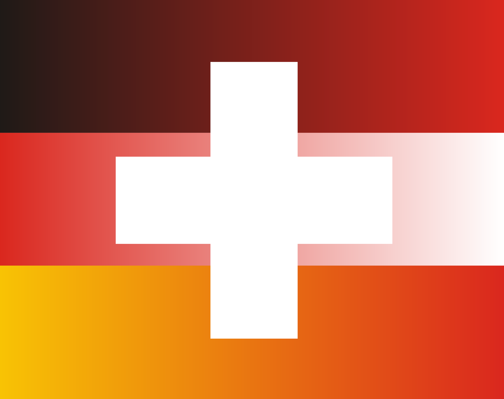 Schweiz-Deutschland Fahne