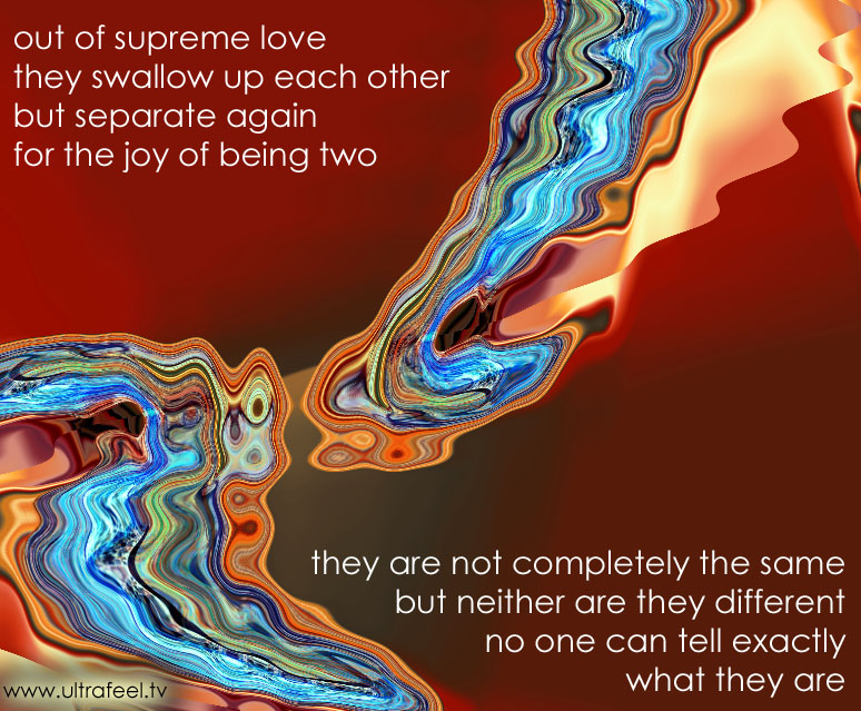 "Supreme love separated" by Jnaneshwar (Jnanadeva) (cr)eated by h.r.fox @ Ultrafeel