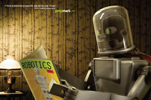 Robot: Advertisement by Neogama/BBH for PropMark.