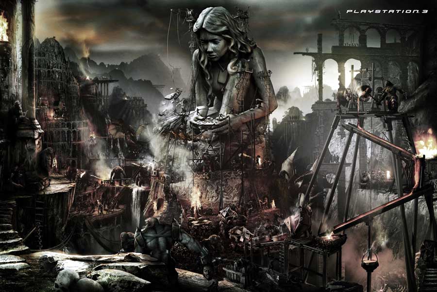 Playstation 3 advertisement art. Advertising Agency: BBDO Chile