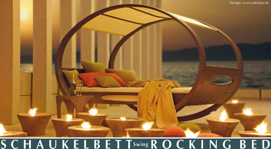 Rocking Bed by Manuel Kloker