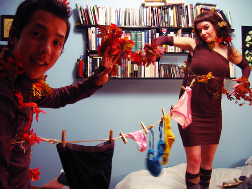 Kenji & Julie's Clothesline costume