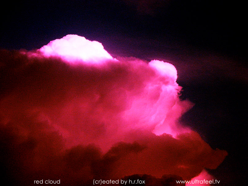 "Red Cloud" - "Rote Wolke" by h.r. fox @ Ultrafeel