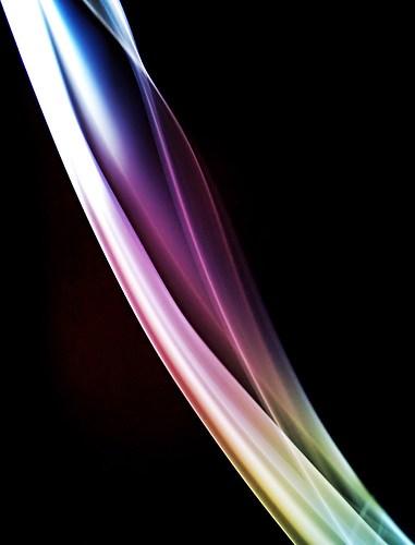Sharlene Shappart's smoke art. "Curved"