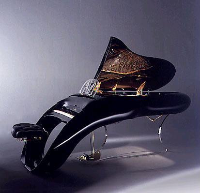 Grand Piano 'Pegasus' by Luigi Colani. Grand Piano 'Pegasus' by Luigi Colani.