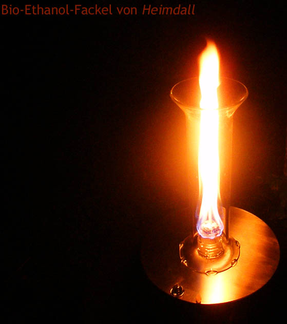 Heimdall's Bio-Ethanol-Fackeln.
