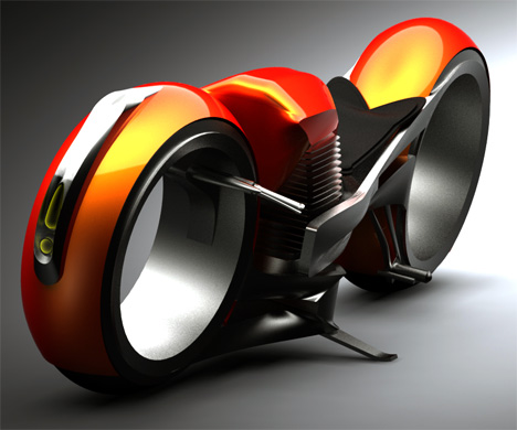 Tron concept bike by Miguel Cotto.
