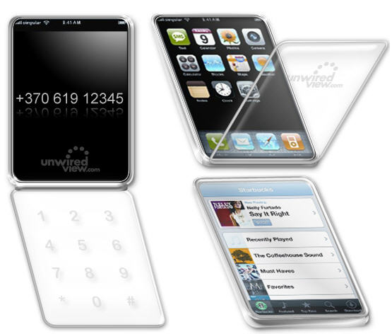 Apple iPhone 2 will be a flip clamshell phone? Or is it just a fake?