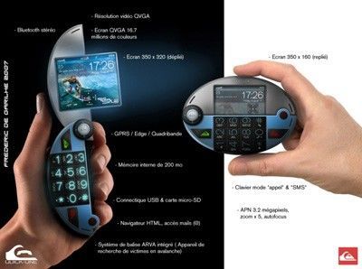 Quiksilver's "Pacman" mobile phone concept