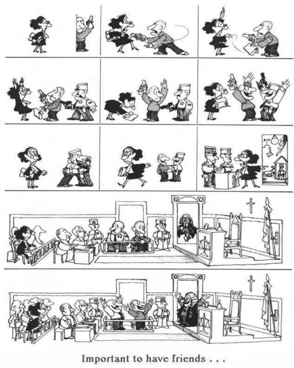 Friends are important - Cartoon