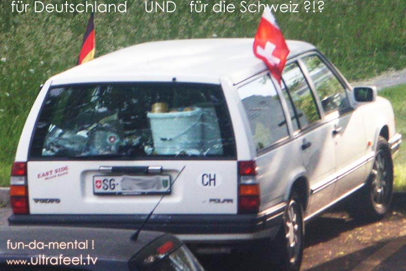 EM 2008 - Fussball-Fan: Gleichzeitig für Deutschland UND die Schweiz !?