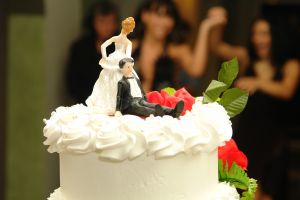 Wedding cake: Poor man...
