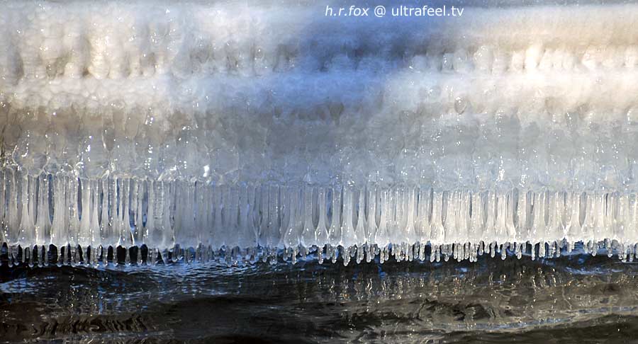 Icicle water art. Photo (c) h.r.fox @ Ultrafeel