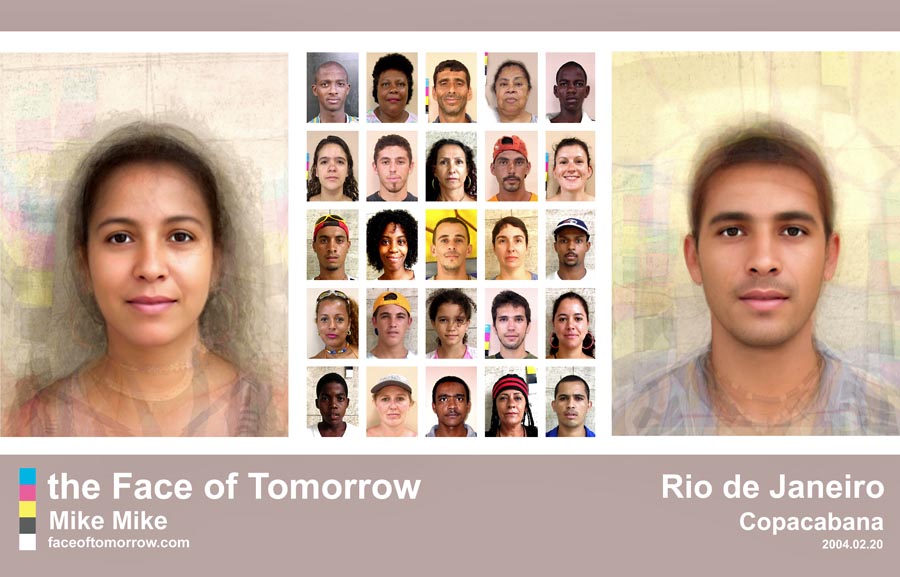 Average faces in Brazil