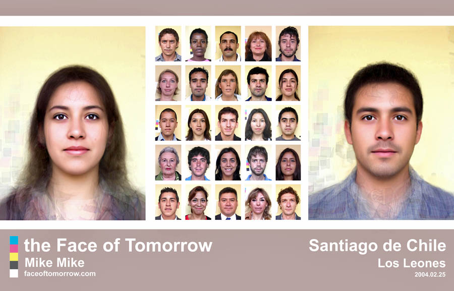 Average face of Chile