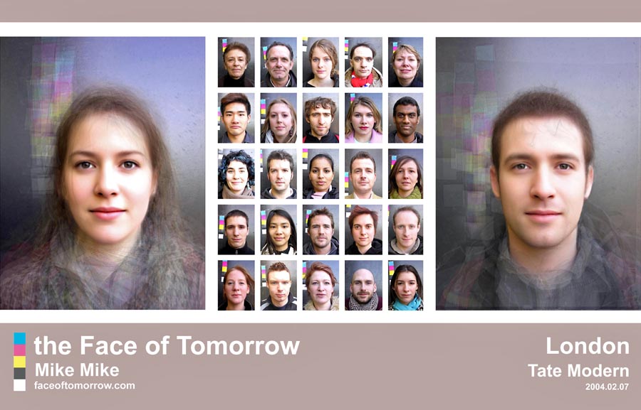 Average faces of England