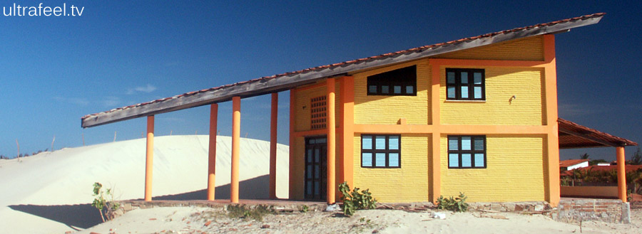 Design house in desert.