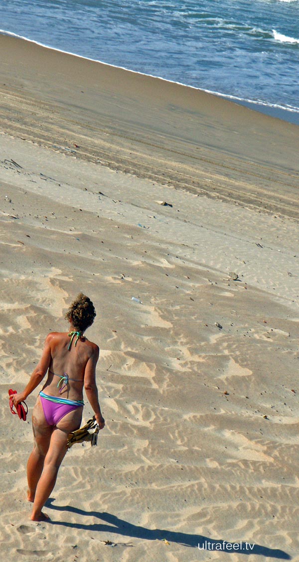 Woman at the beach. Woman at the beach.