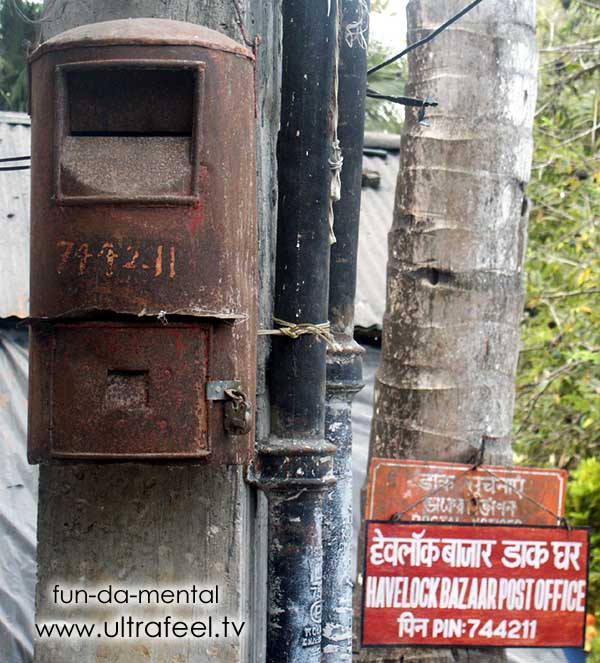 Post office box on Havelock / Andaman Islands