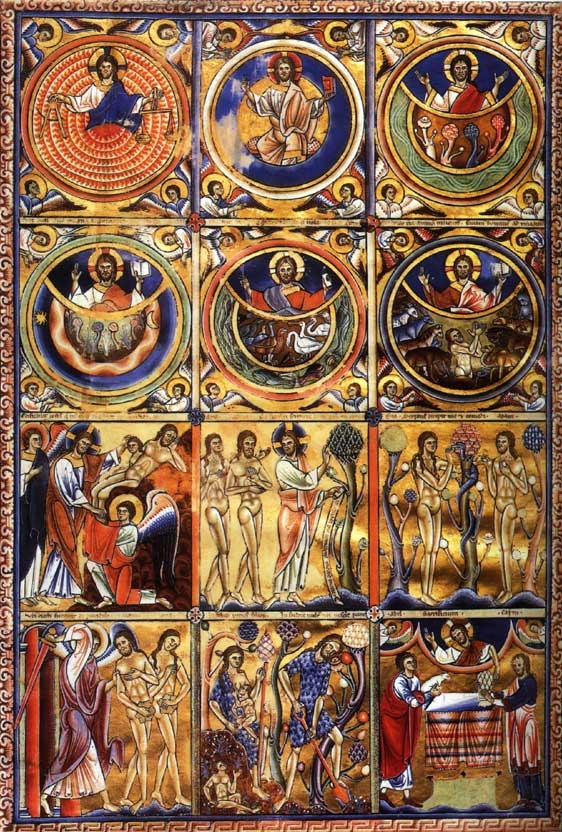 Paris Eadvine Psalter. Tree of Knowledge. Mushrooms. Magische Pilze. Gebetsbuch.