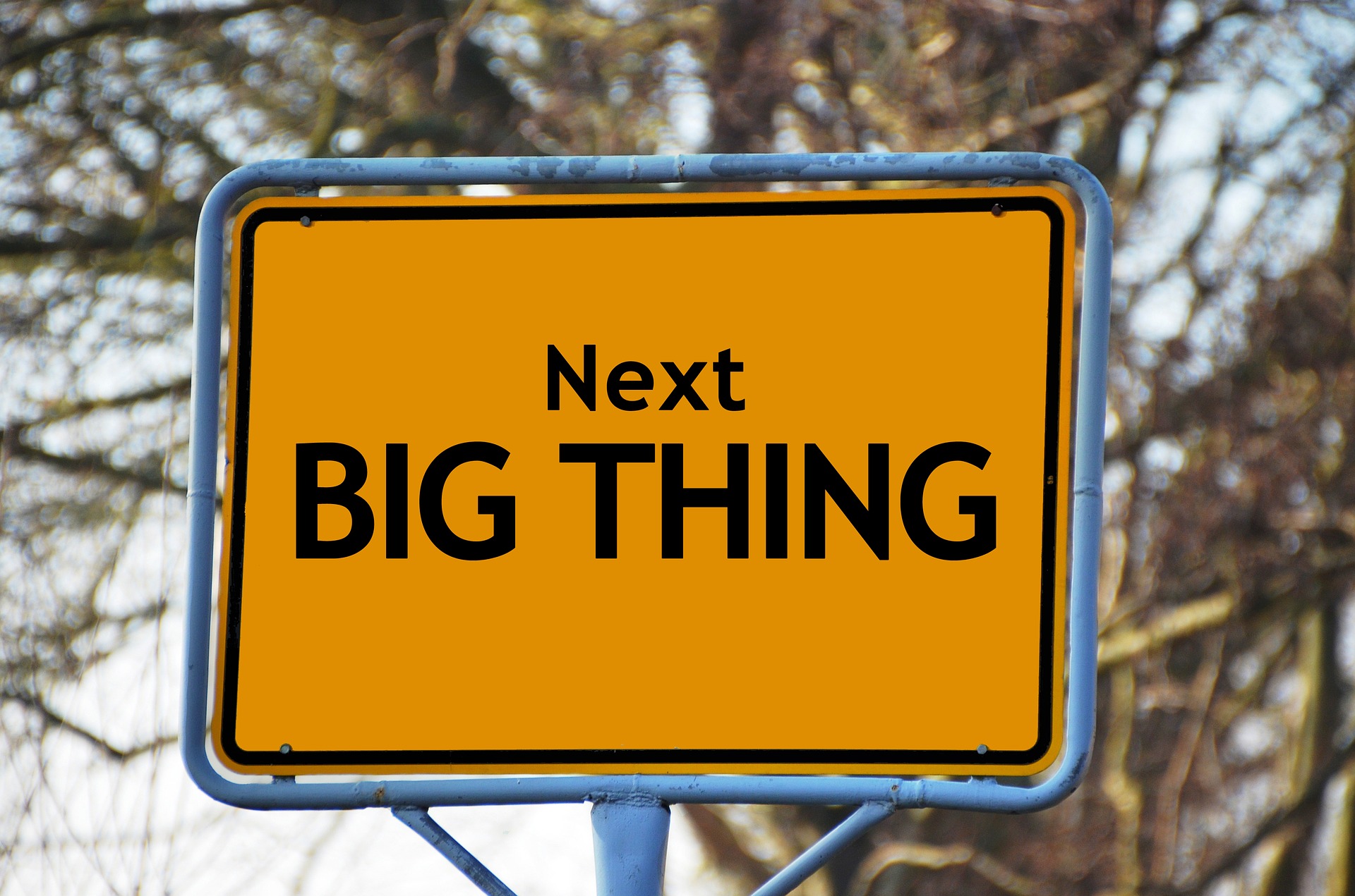 Yellow sign: The next big thing