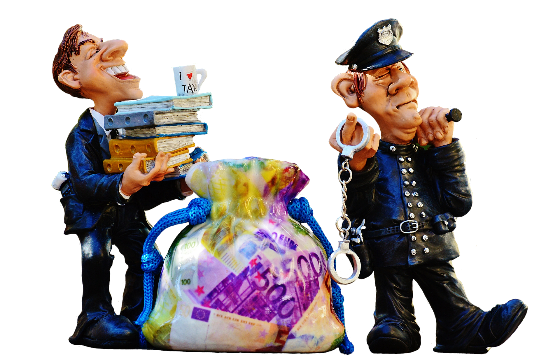 Man, taxes, tax evasion, police man, handcuffs, criminal, extortion, money