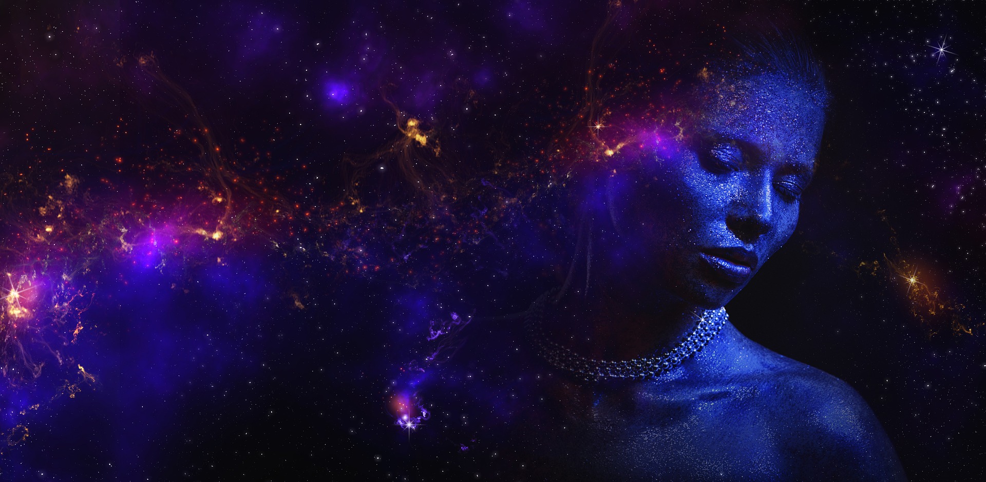 The universe appears in the mind of the diva